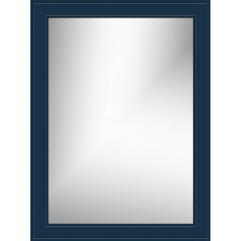 24 X .75 X 32 Framed Mirror Non-Bev Deco Miter Lapis Night