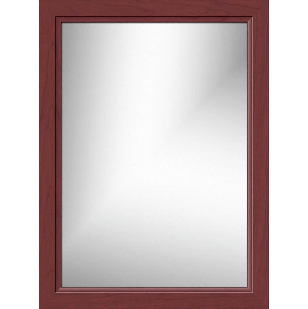 24 X .75 X 32 Framed Mirror Non-Bev Ogee Miter Dk Cherry