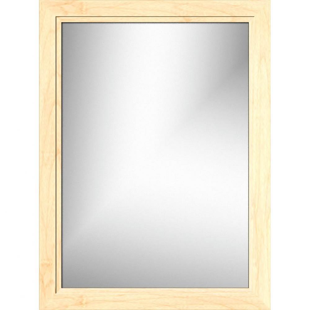 24 X .75 X 32 Framed Mirror Non-Bev Ogee Miter Nat Maple