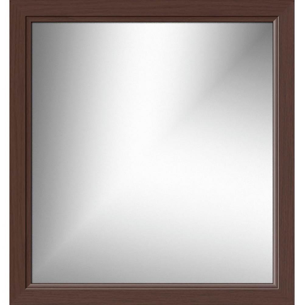 30 X .75 X 32 Framed Mirror Non-Bev Ogee Miter Choc Oak