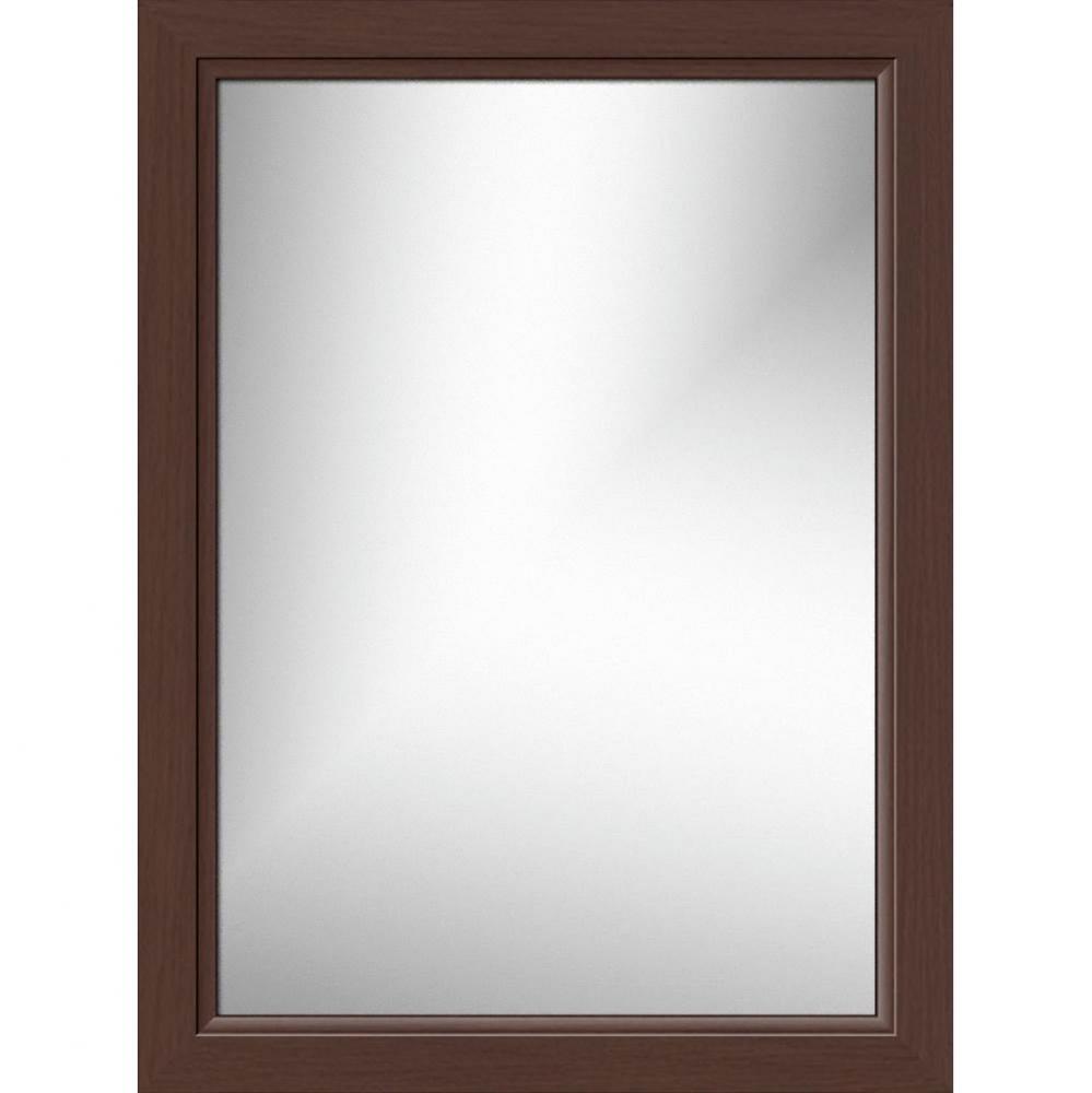 24 X .75 X 32 Framed Mirror Non-Bev Ogee Miter Choc Oak