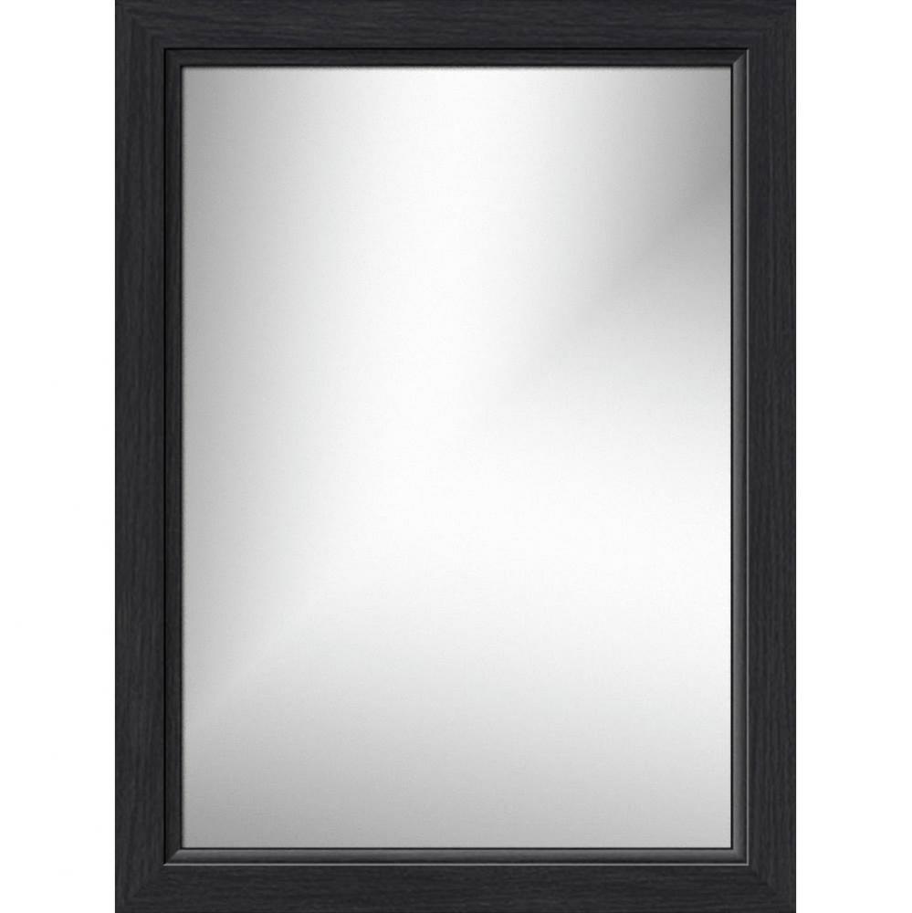 24 X .75 X 32 Framed Mirror Non-Bev Ogee Miter Midnight Oak