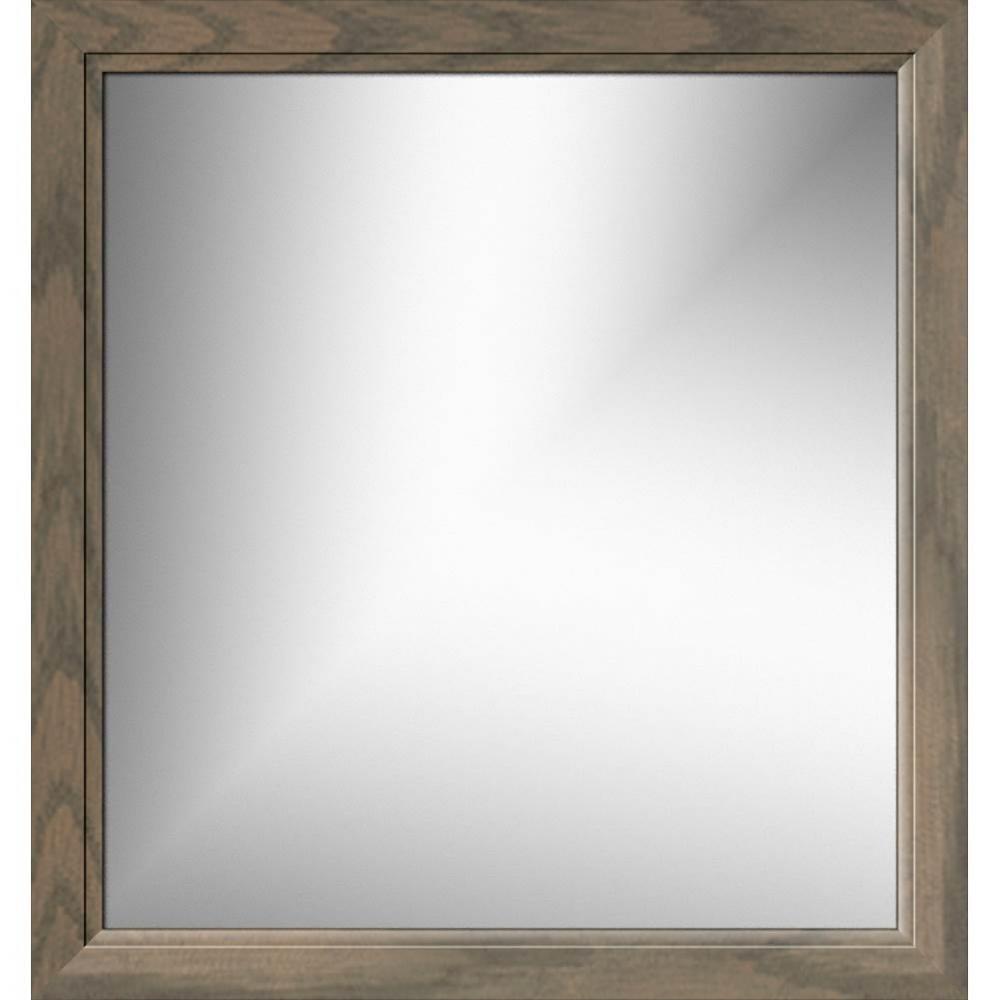 30 X .75 X 32 Framed Mirror Non-Bev Ogee Miter Dusky Oak