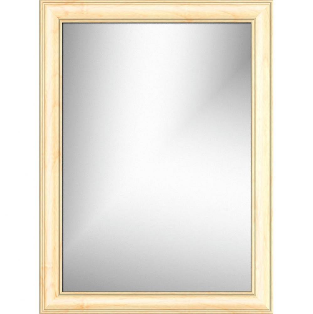 24 X .75 X 32 Framed Mirror Non-Bev Classic Miter Nat Maple