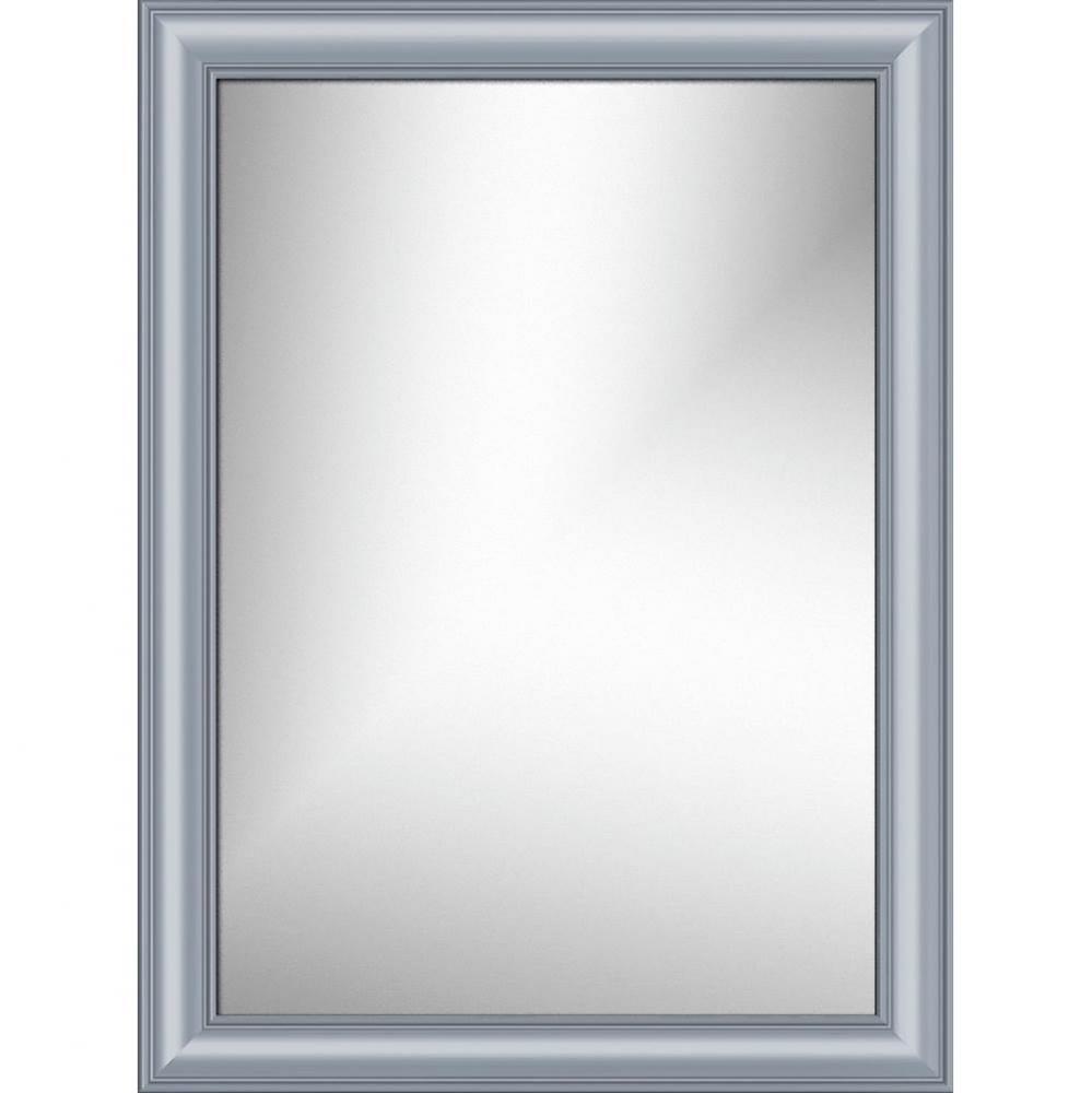 24 X .75 X 32 Framed Mirror Non-Bev Classic Miter Sat Silver