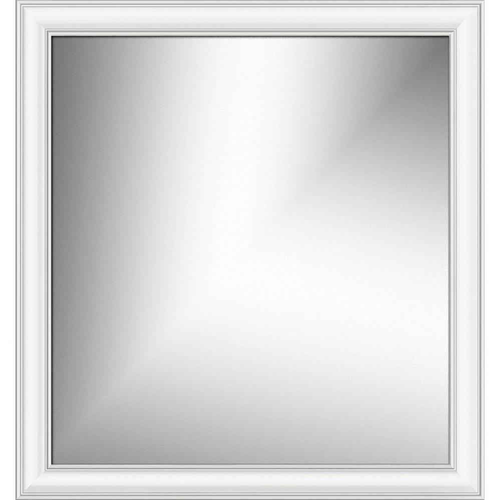 30 X .75 X 32 Framed Mirror Non-Bev Classic Miter Powder Grey