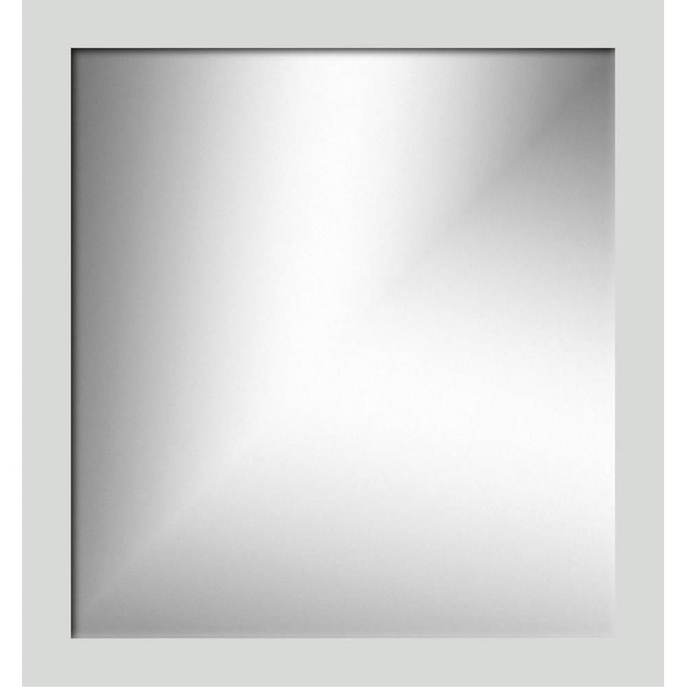 30 X 0.75 X 32 Simplicity Framed Mirror Square Dewy Morning