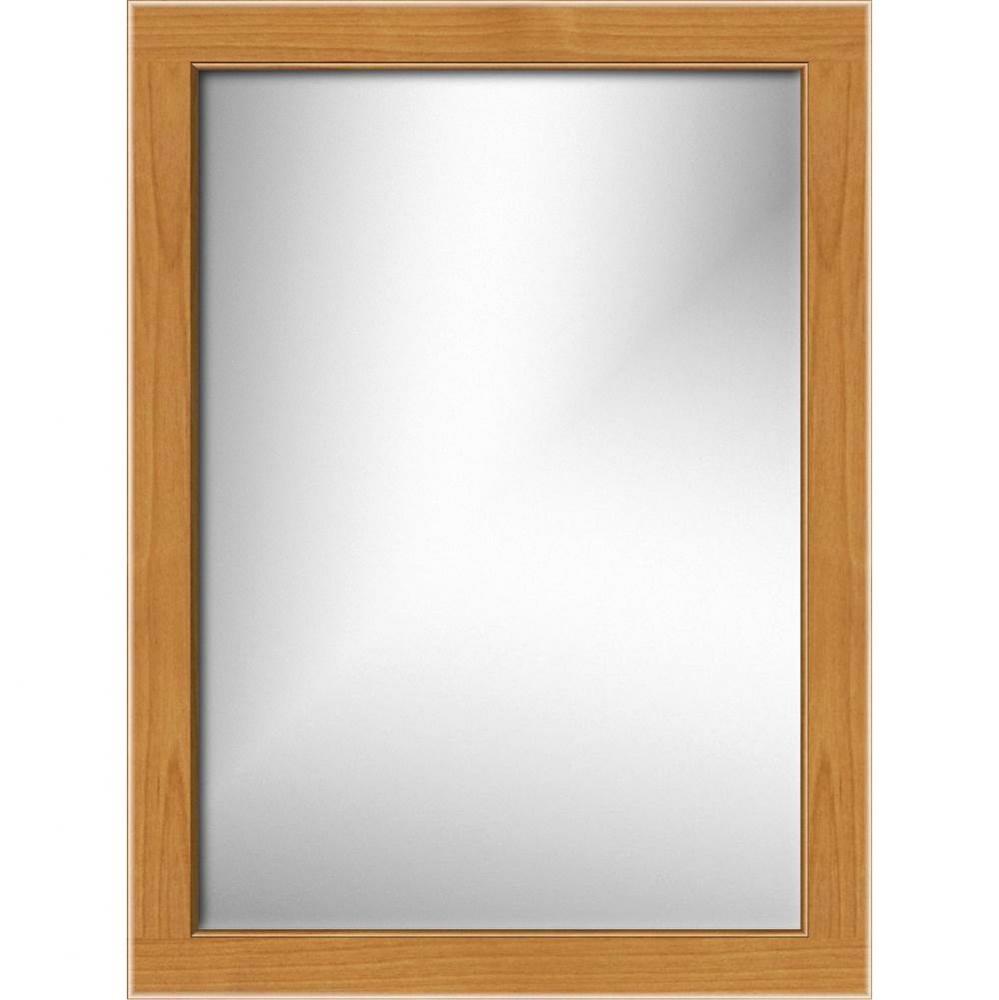 24 X 0.75 X 32 Simplicity Framed Mirror Rounded Natural Alder