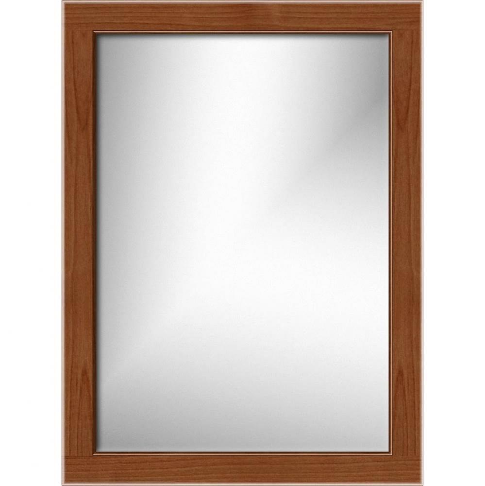 24 X 0.75 X 32 Simplicity Framed Mirror Rounded Medium Alder