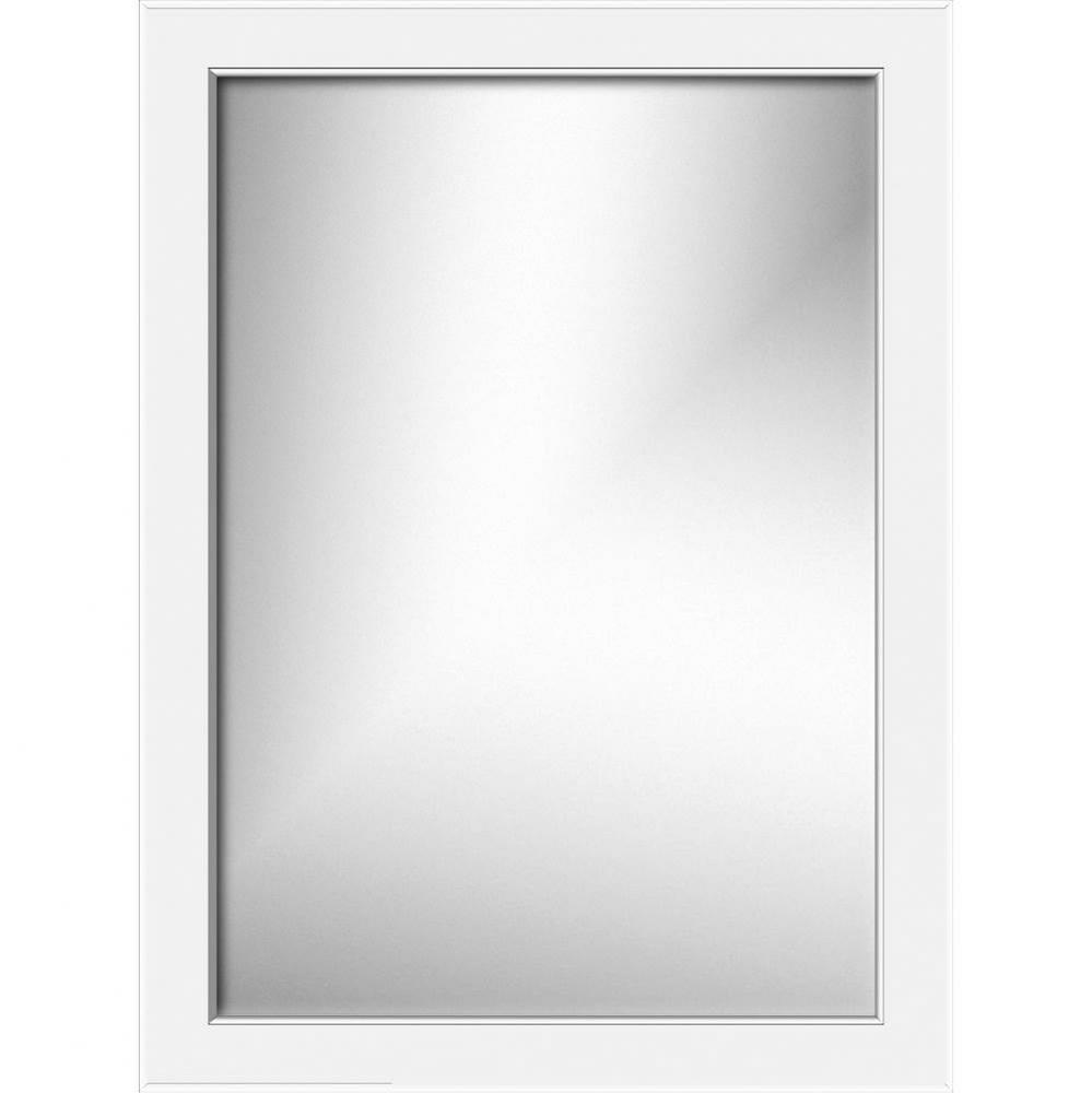 24 X 0.75 X 32 Simplicity Framed Mirror Rounded Winterset