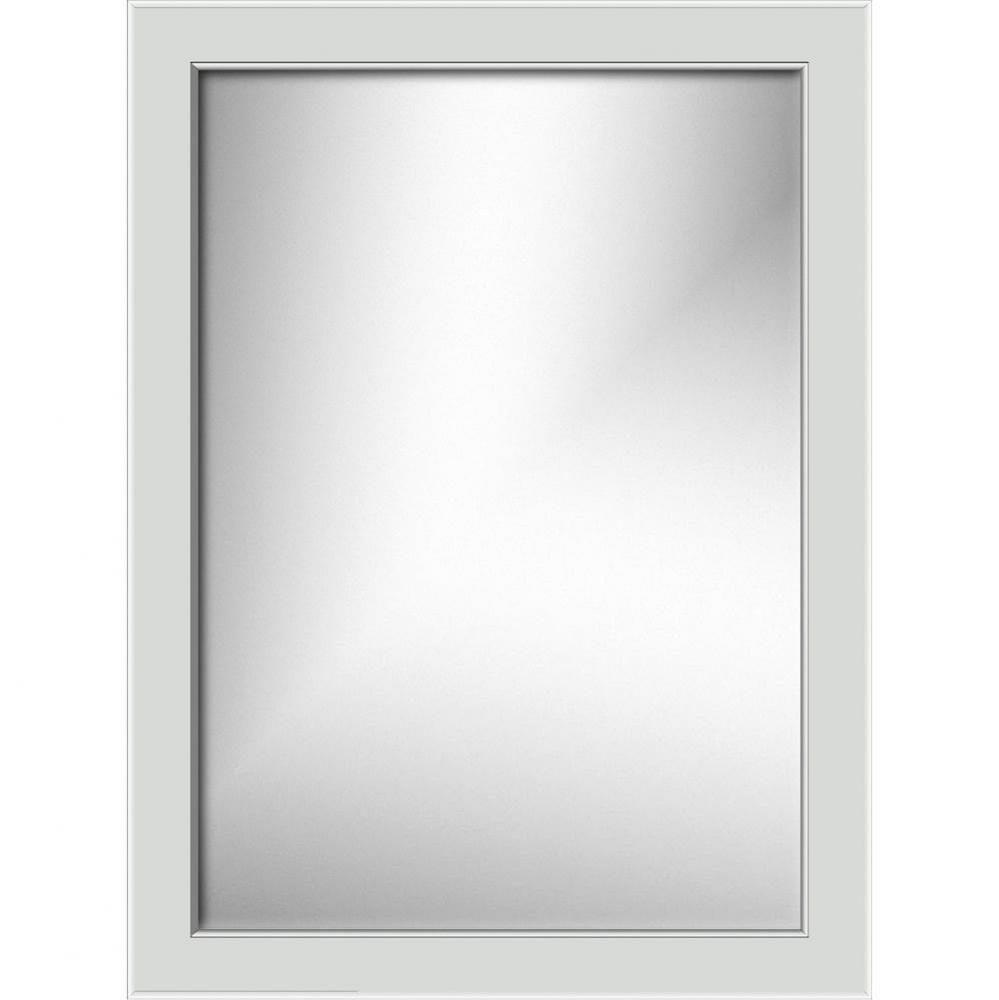 24 X 0.75 X 32 Simplicity Framed Mirror Rounded Dewy Morning