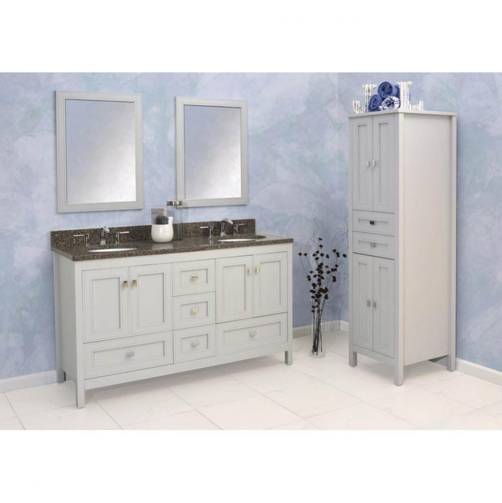 36 X 21 X 34.5 Alki View Vanity Deco Miter Lapis Night Rh