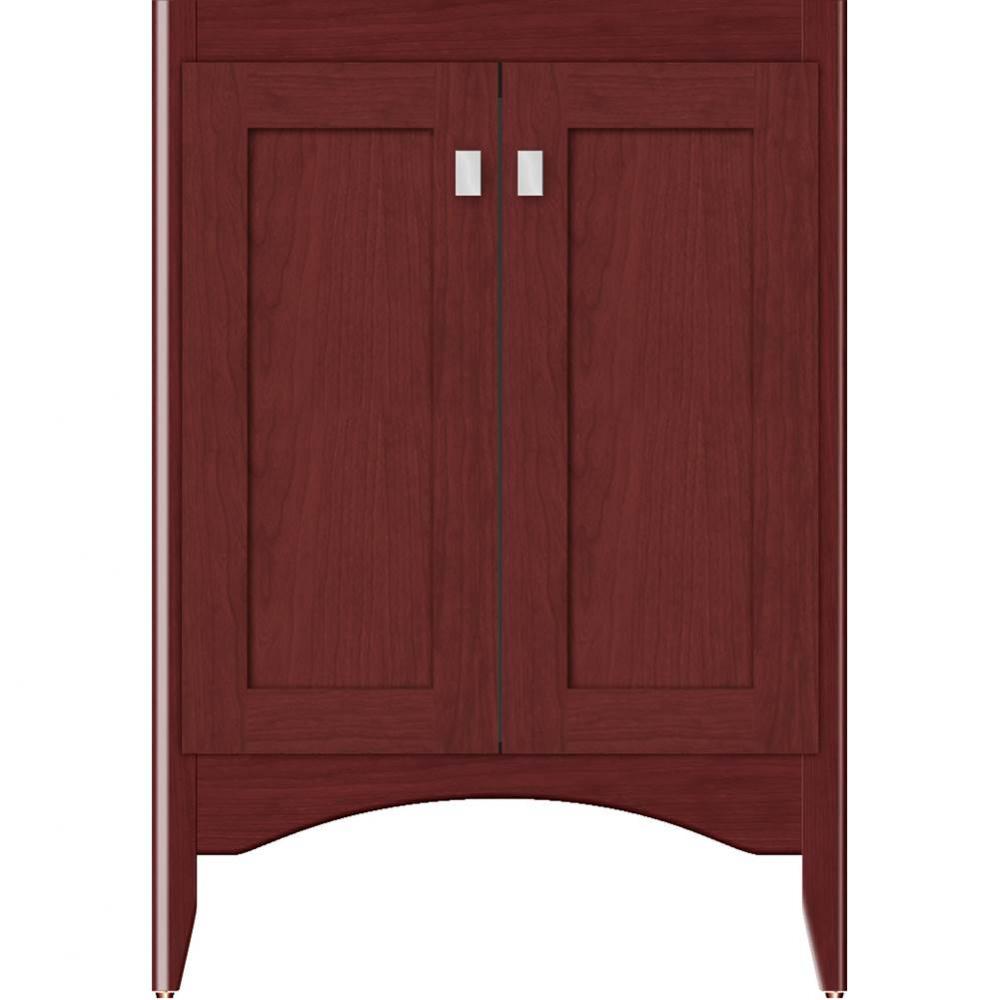 24 X 21 X 34.5 Wallingford View Vanity Shaker Dk Cherry Std