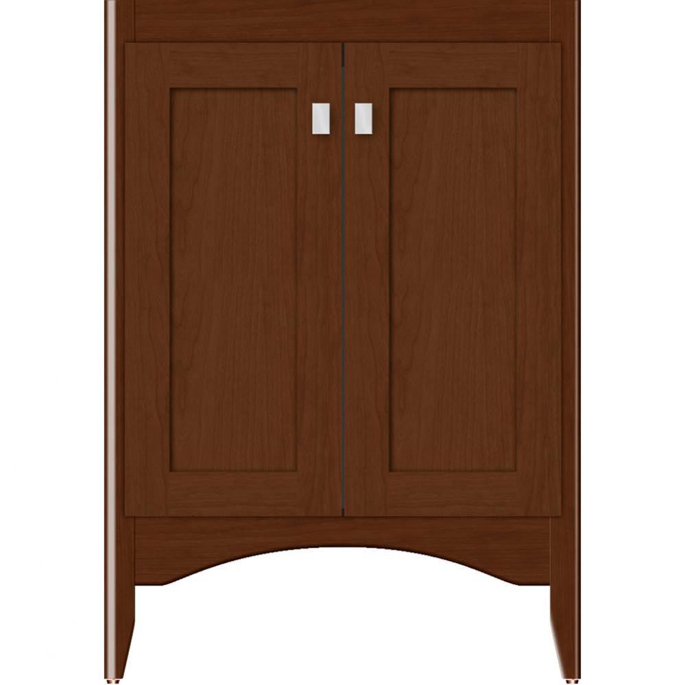 24 X 21 X 34.5 Wallingford View Vanity Shaker Pecan Cherry Std