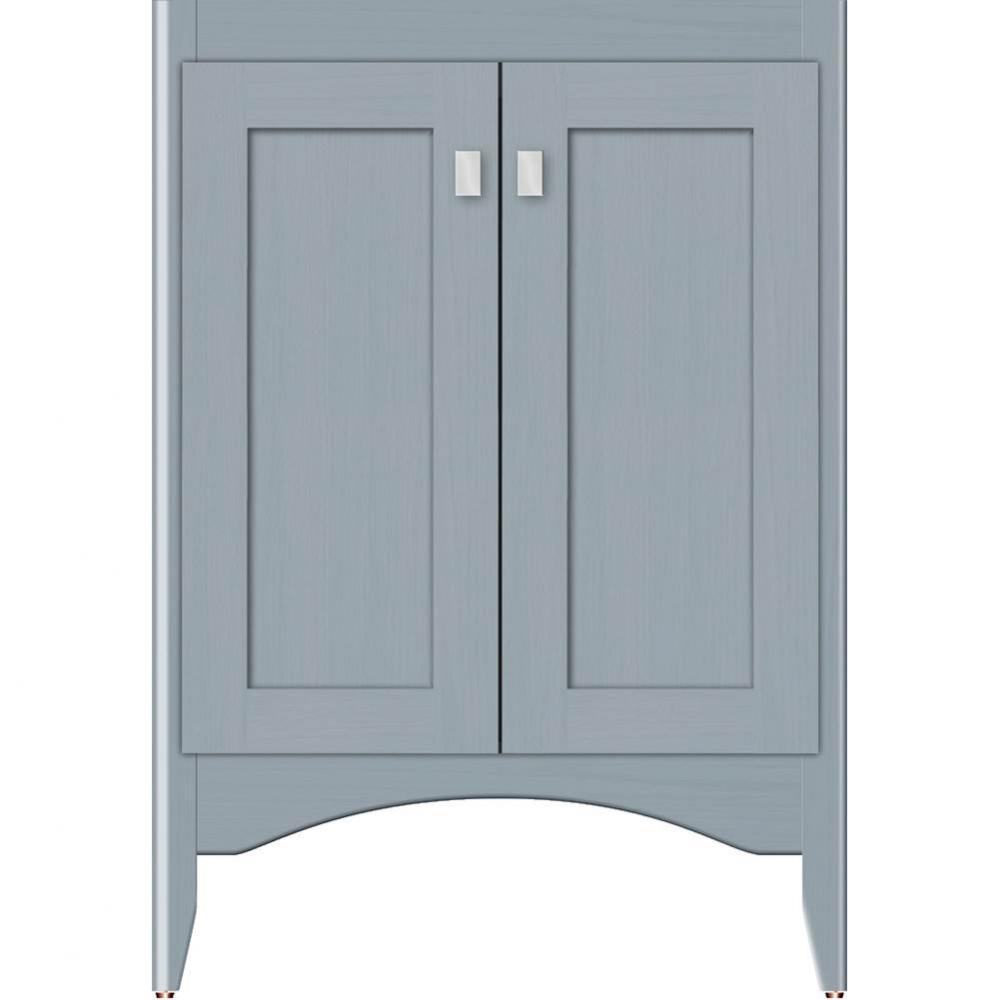 24 X 18 X 34.5 Wallingford View Vanity Shaker Silver Oak Std