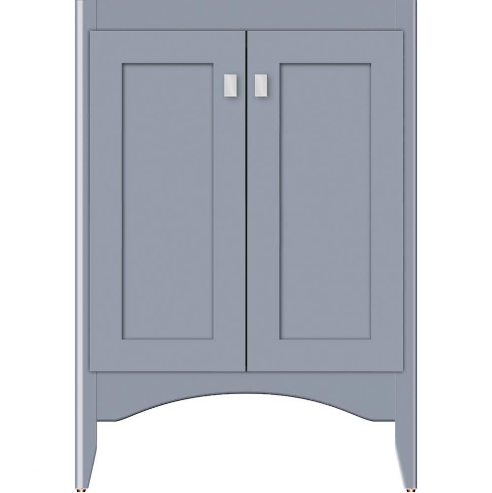 24 X 18 X 34.5 Wallingford View Vanity Shaker Sat Silver Std