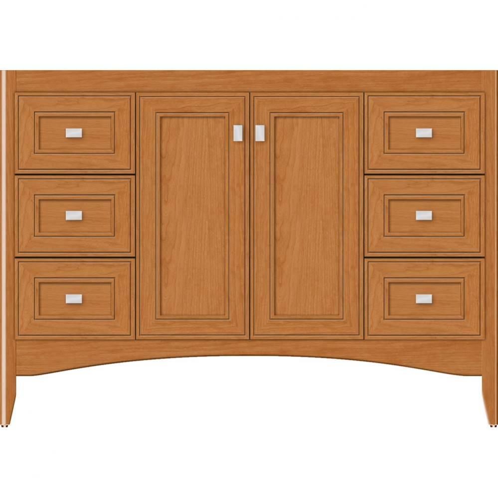 48 X 21 X 34.5 Wallingford View Vanity Deco Miter Nat Cherry Sb