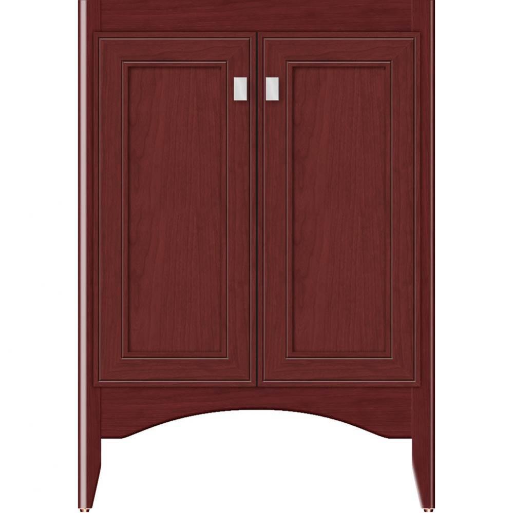 24 X 18 X 34.5 Wallingford View Vanity Deco Miter Dk Cherry Std