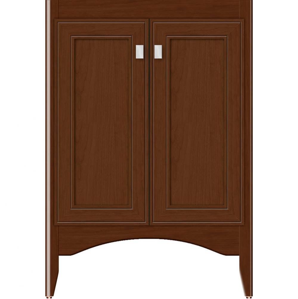 24 X 21 X 34.5 Wallingford View Vanity Deco Miter Pecan Cherry Std