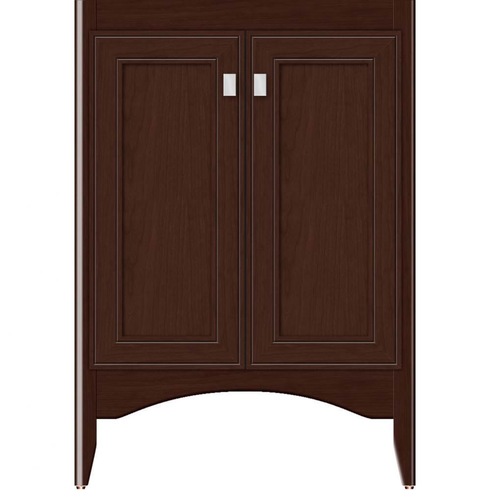 24 X 18 X 34.5 Wallingford View Vanity Deco Miter Choc Cherry Std