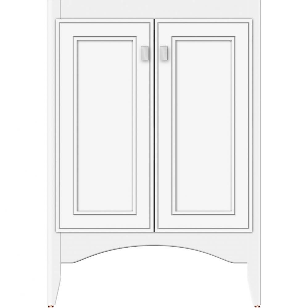 24 X 21 X 34.5 Wallingford View Vanity Deco Miter Sat White Std