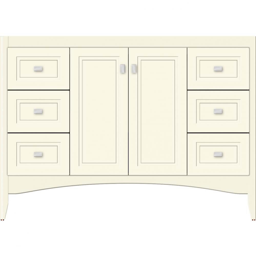 48 X 21 X 34.5 Wallingford View Vanity Ogee Miter Sat Biscuit Sb