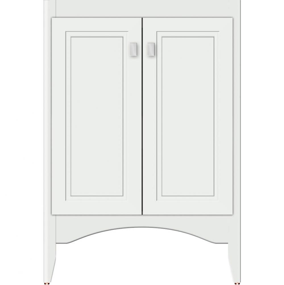 24 X 21 X 34.5 Wallingford View Vanity Ogee Miter Powder Grey Std