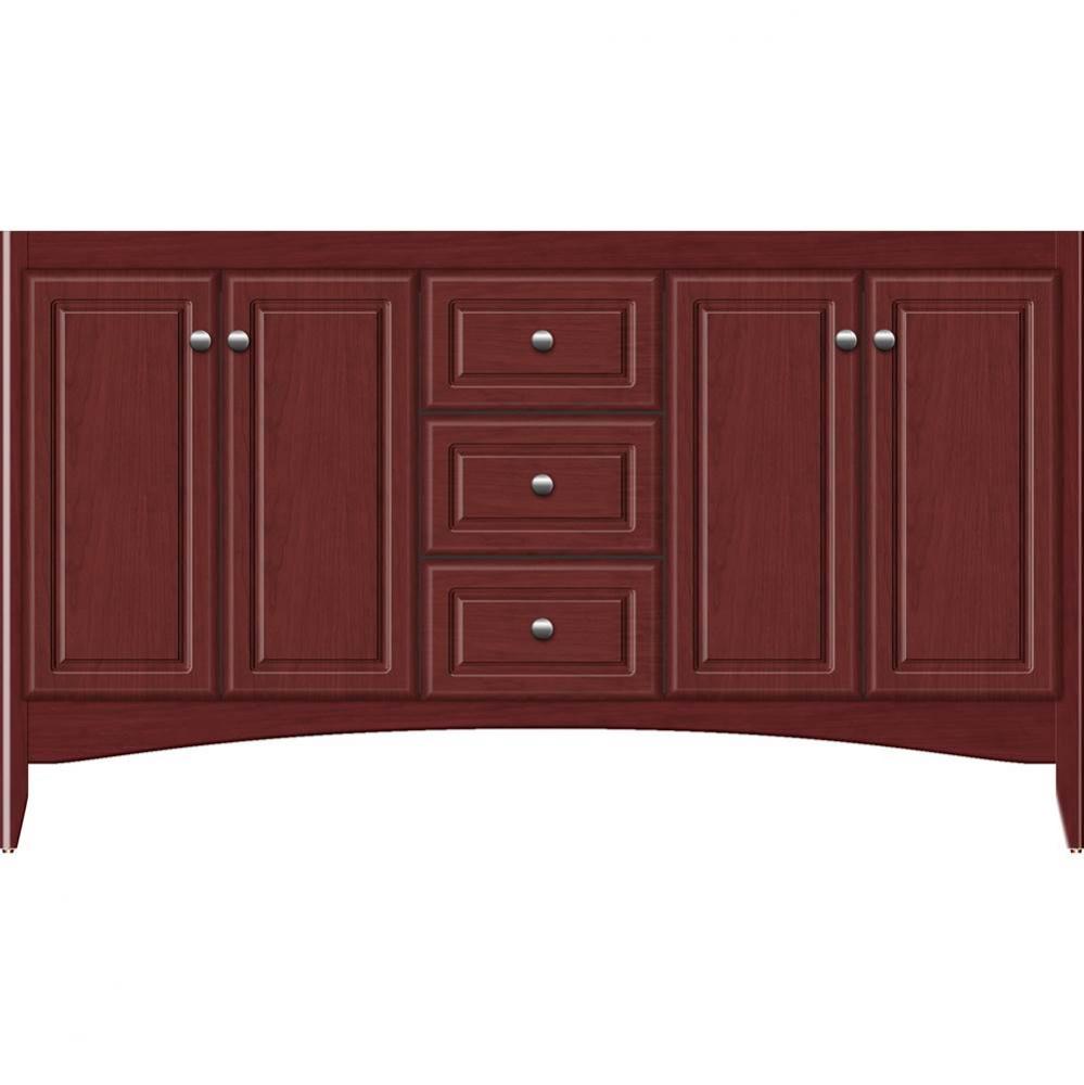 60 X 21 X 34.5 Wallingford View Vanity Ultra Dk Cherry Db