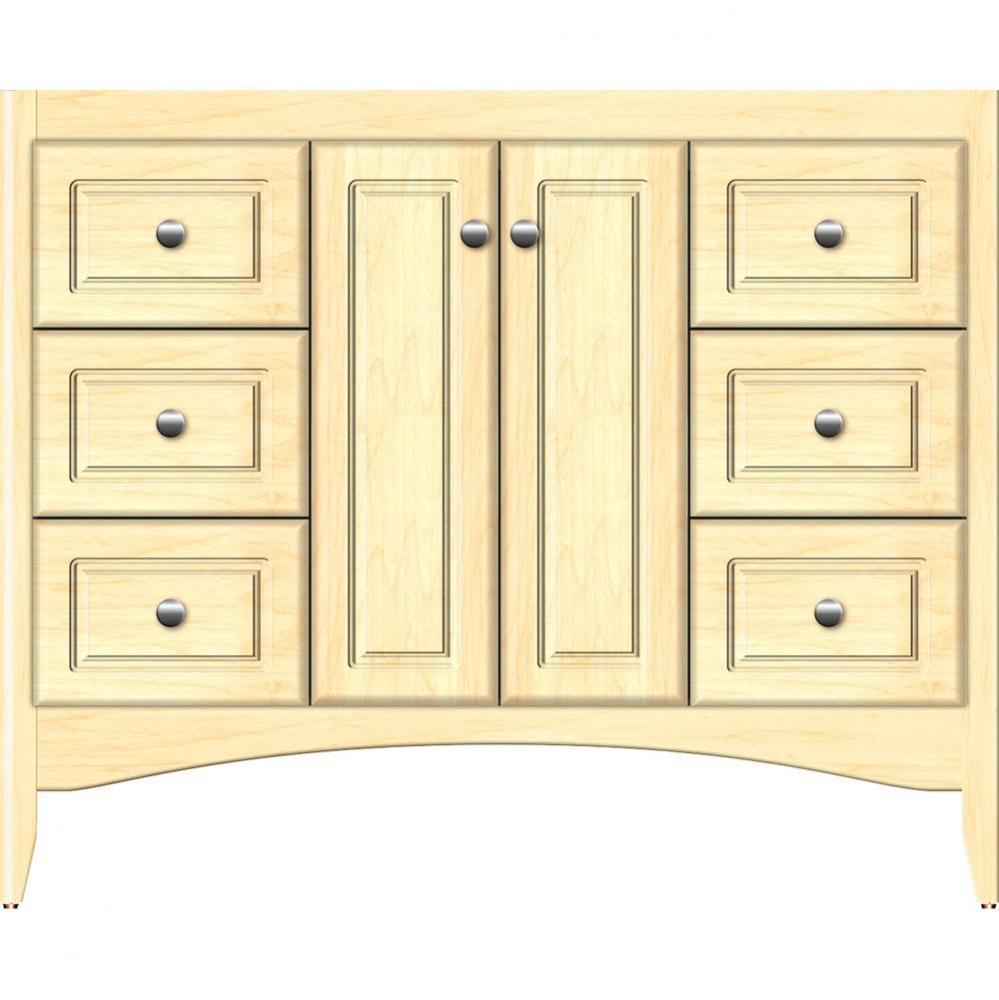 42 X 18 X 34.5 Wallingford View Vanity Ultra Nat Maple Sb