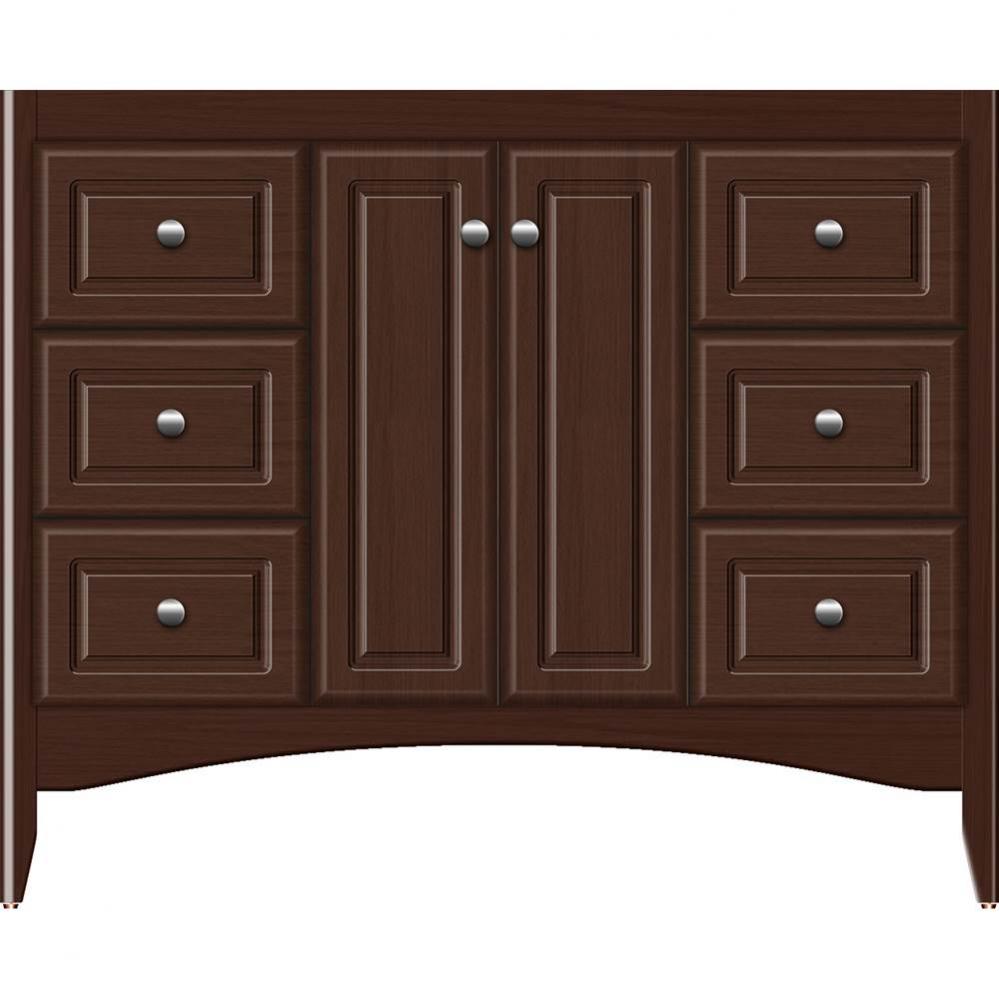 42 X 21 X 34.5 Wallingford View Vanity Ultra Choc Oak Sb