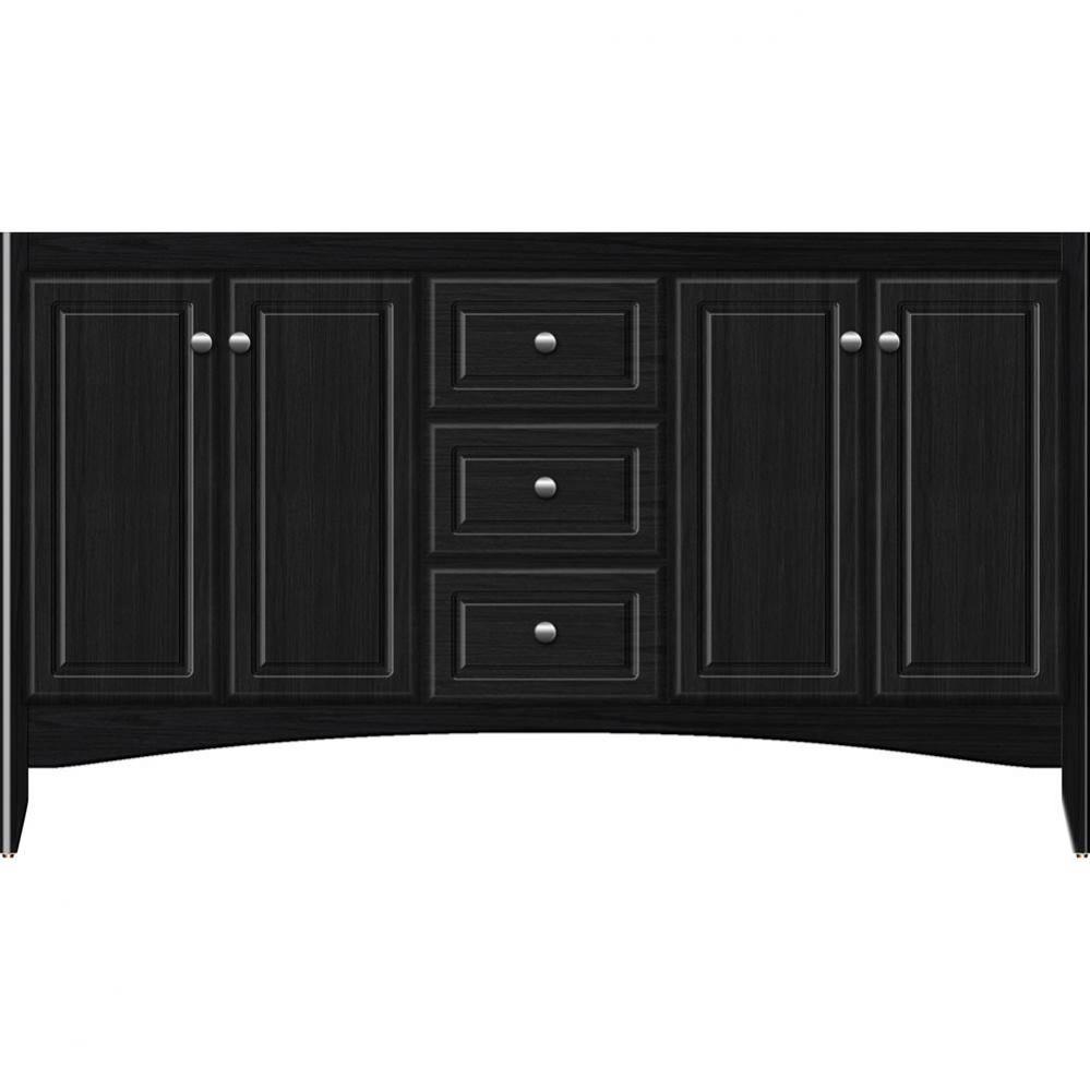 60 X 21 X 34.5 Wallingford View Vanity Ultra Midnight Oak Db