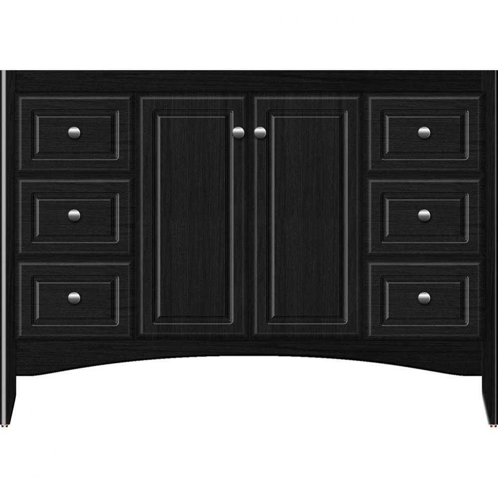 48 X 18 X 34.5 Wallingford View Vanity Ultra Midnight Oak Sb