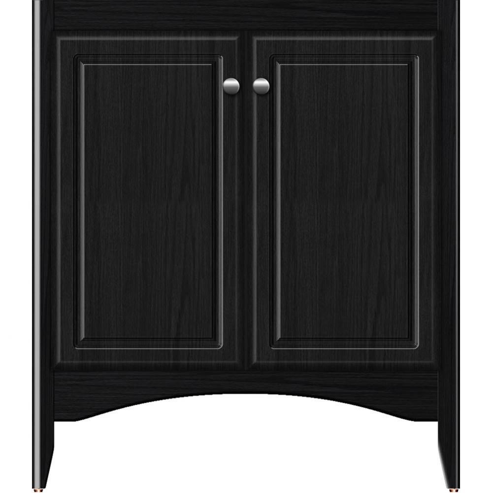 30 X 18 X 34.5 Wallingford View Vanity Ultra Midnight Oak Std