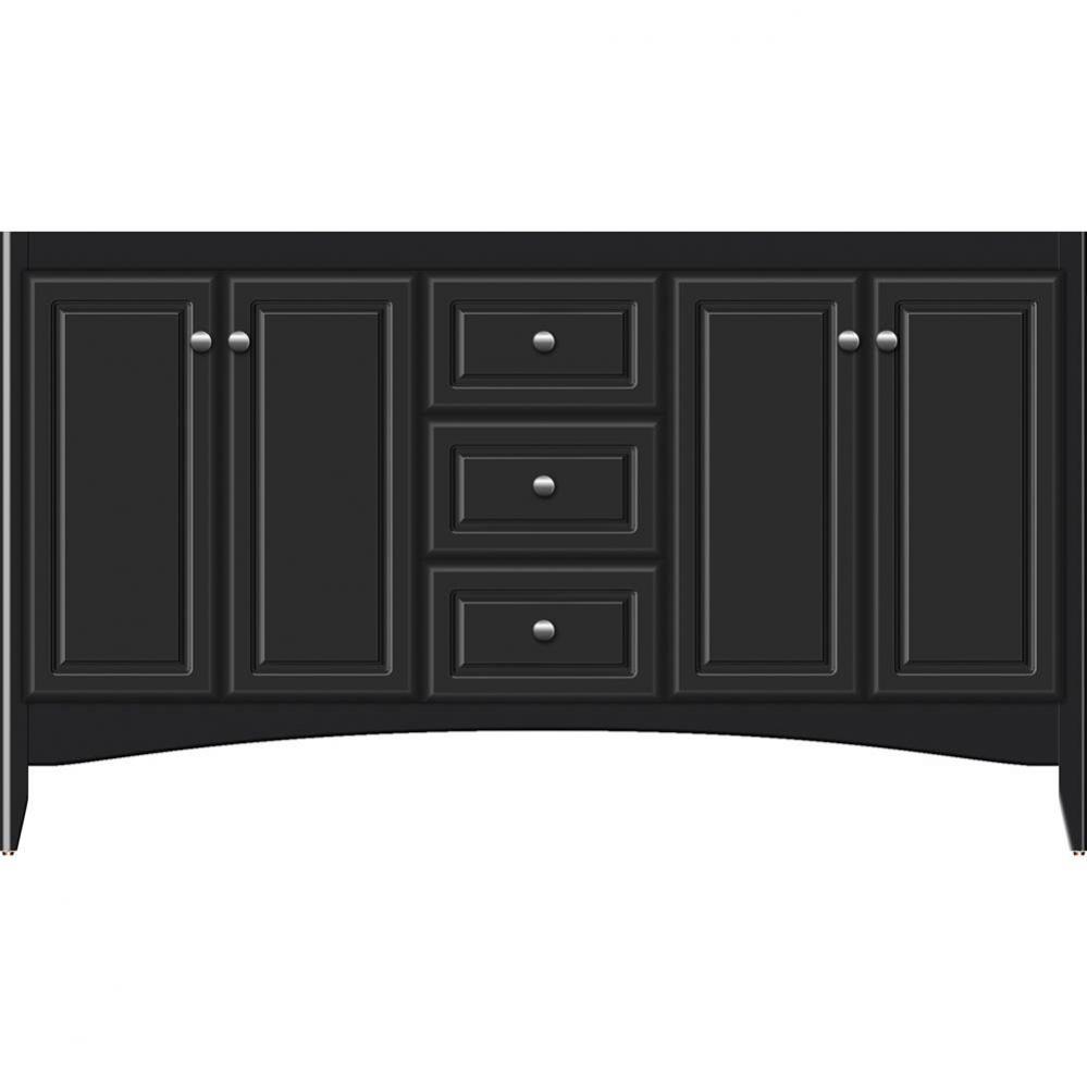 60 X 21 X 34.5 Wallingford View Vanity Ultra Sat Black Db