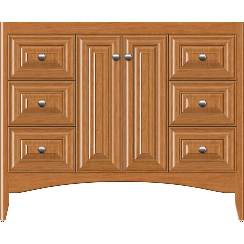 42 X 21 X 34.5 Wallingford View Vanity Classic Miter Nat Cherry Sb