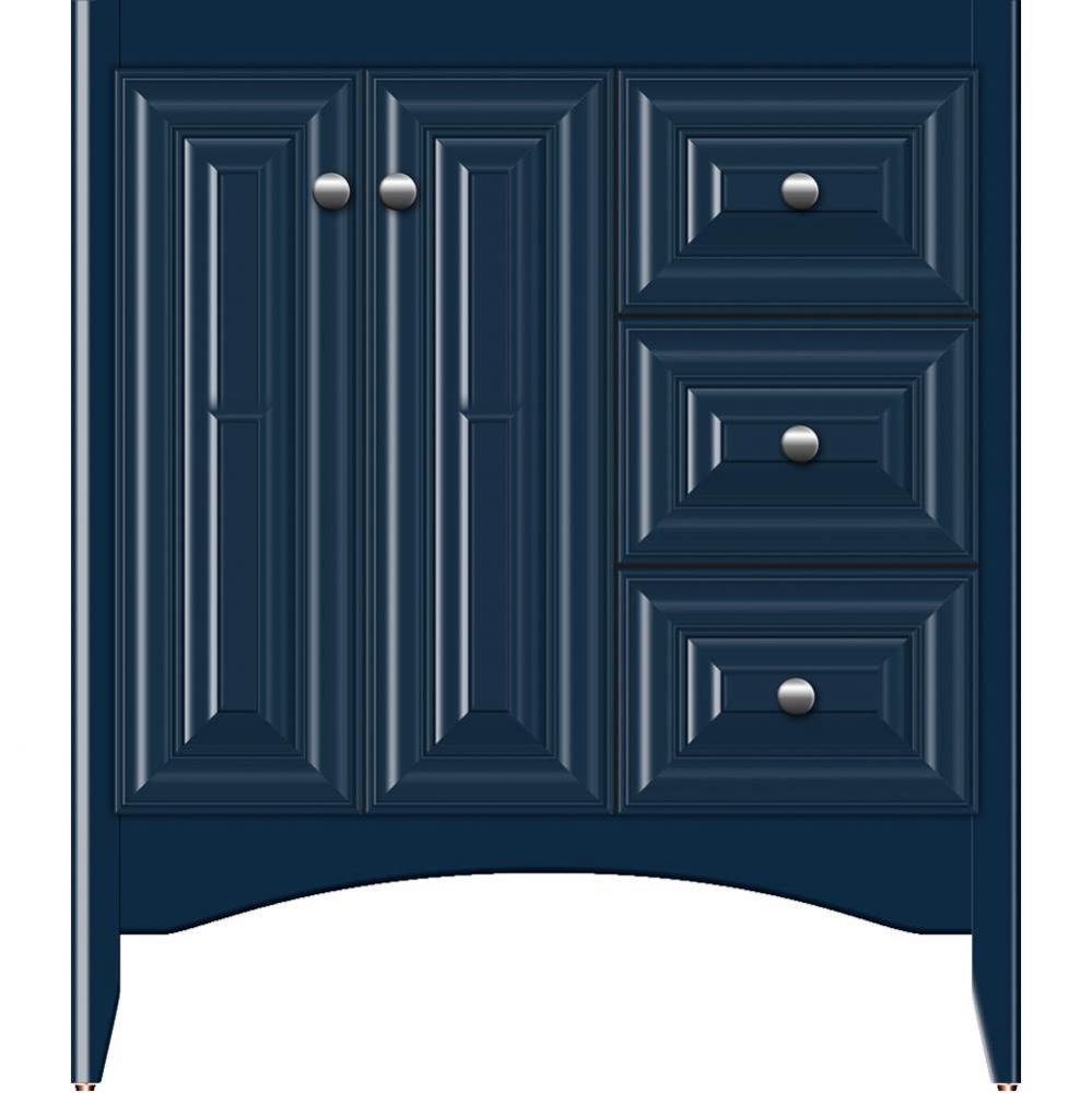 30 X 18 X 34.5 Wallingford View Vanity Classic Miter Lapis Night Rh