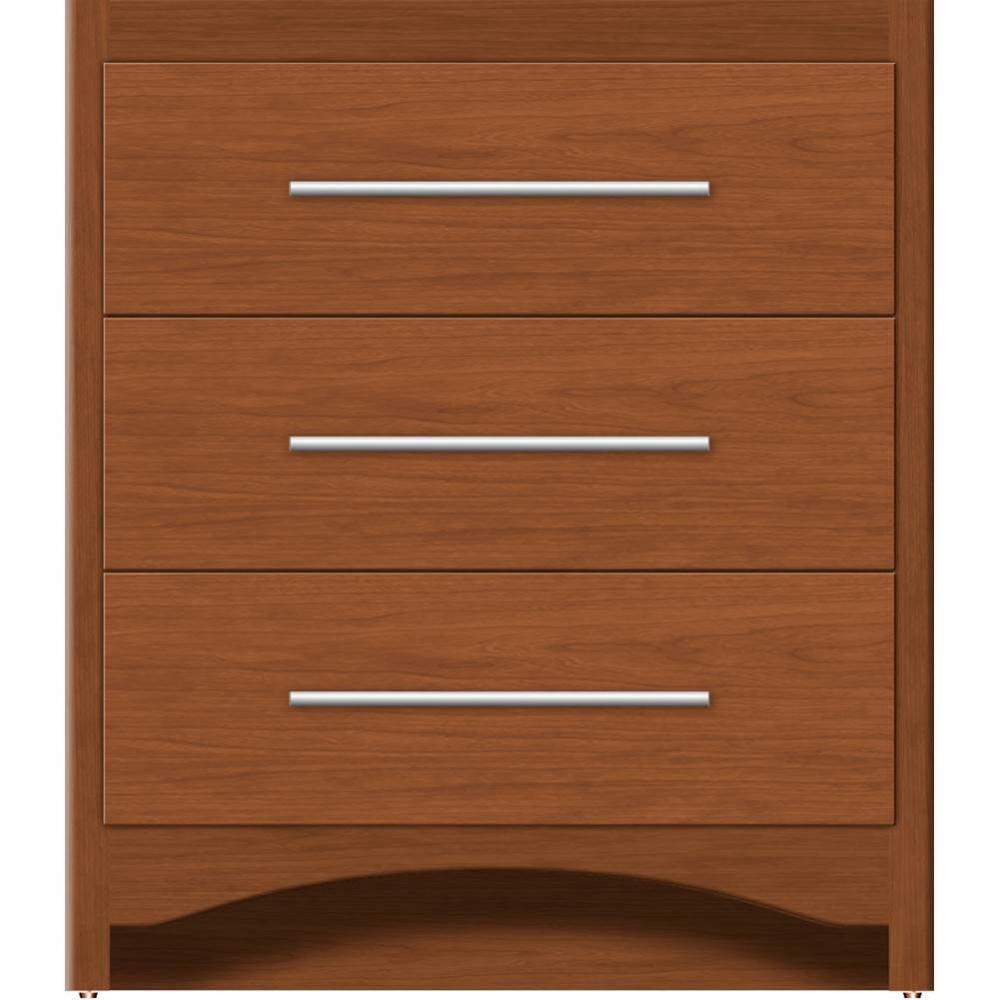 30 X 18 X 34.5 Ravenna Town Vanity Slab Cinn Cherry 3 Drw