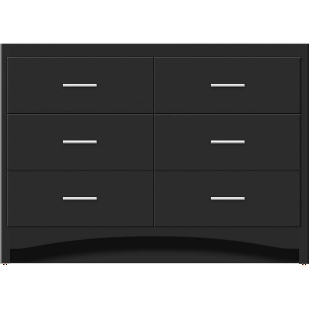 48 X 18 X 34.5 Ravenna Town Vanity Slab Lapis Night 6 Drw