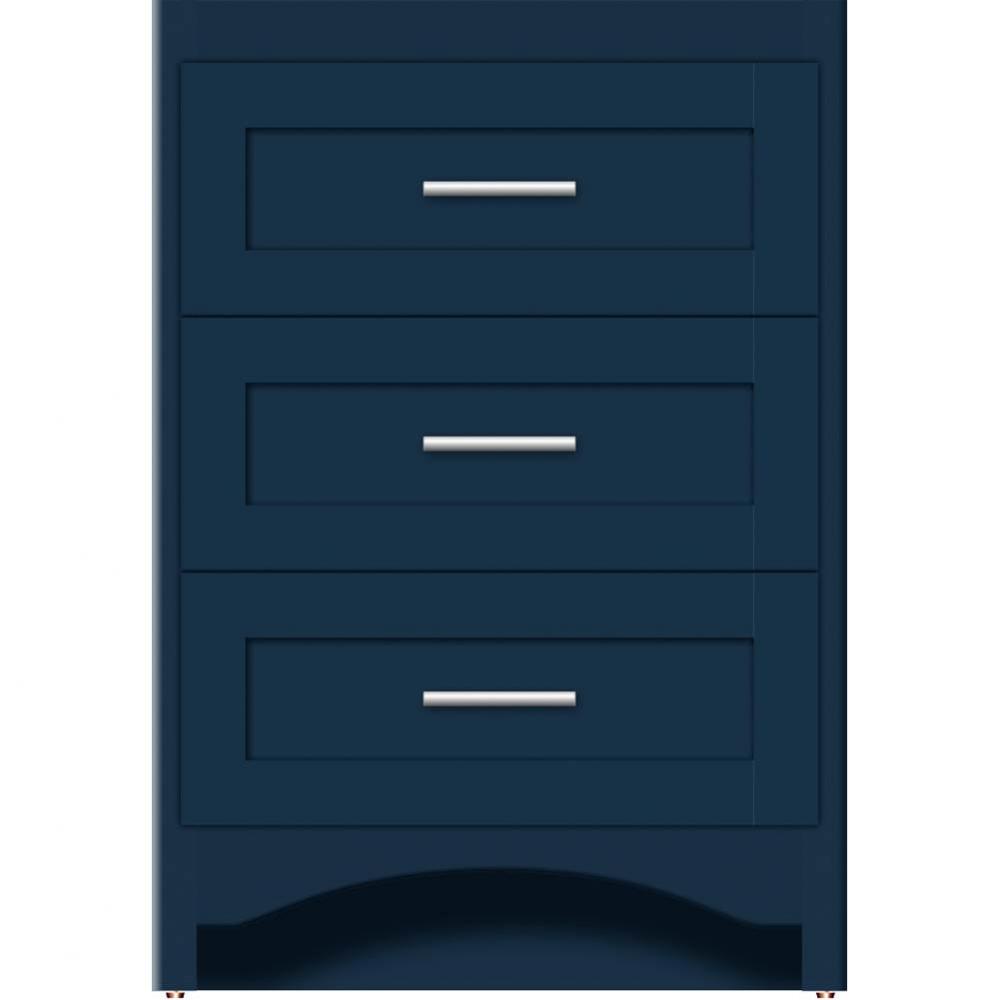 24 X 18 X 34.5 Ravenna Town Vanity Shaker Lapis Night 3 Drw