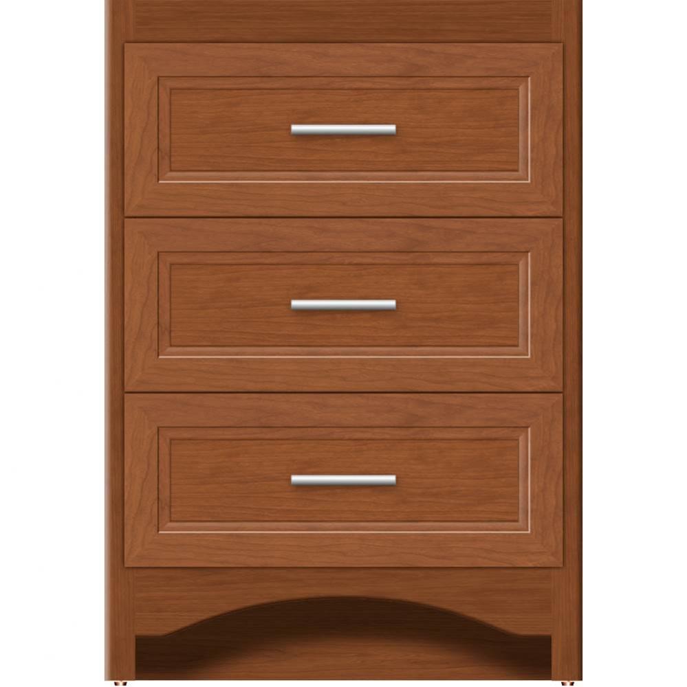 24 X 21 X 34.5 Ravenna Town Vanity Ogee Miter Cinn Cherry 3 Drw