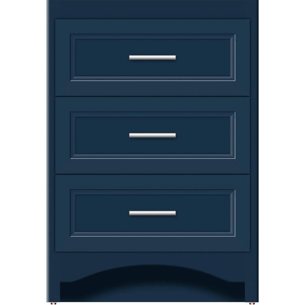 24 X 21 X 34.5 Ravenna Town Vanity Ogee Miter Lapis Night 3 Drw