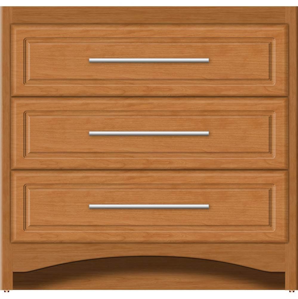 36 X 21 X 34.5 Ravenna Town Vanity Ultra Nat Cherry 3 Drw