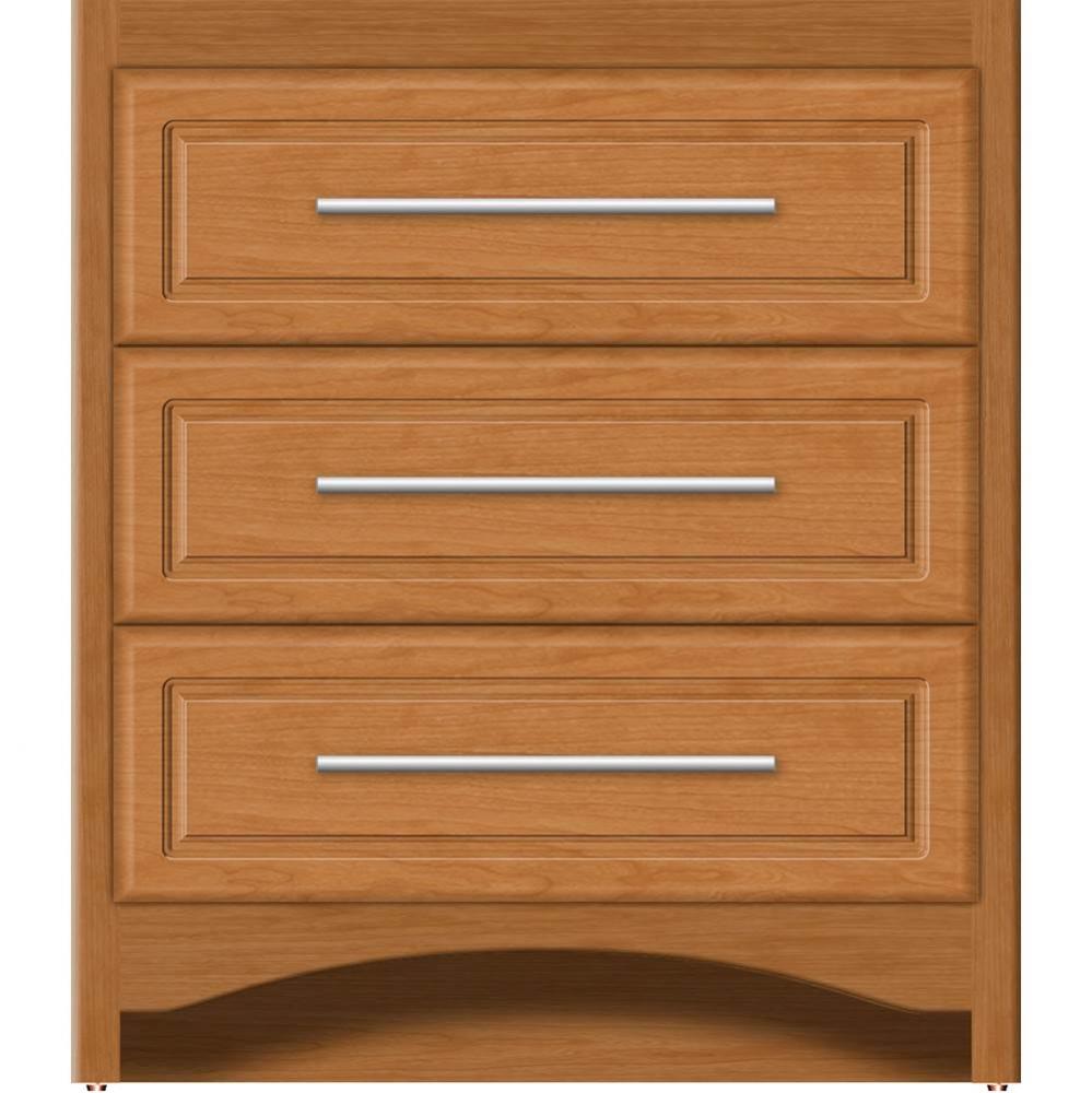30 X 18 X 34.5 Ravenna Town Vanity Ultra Nat Cherry 3 Drw
