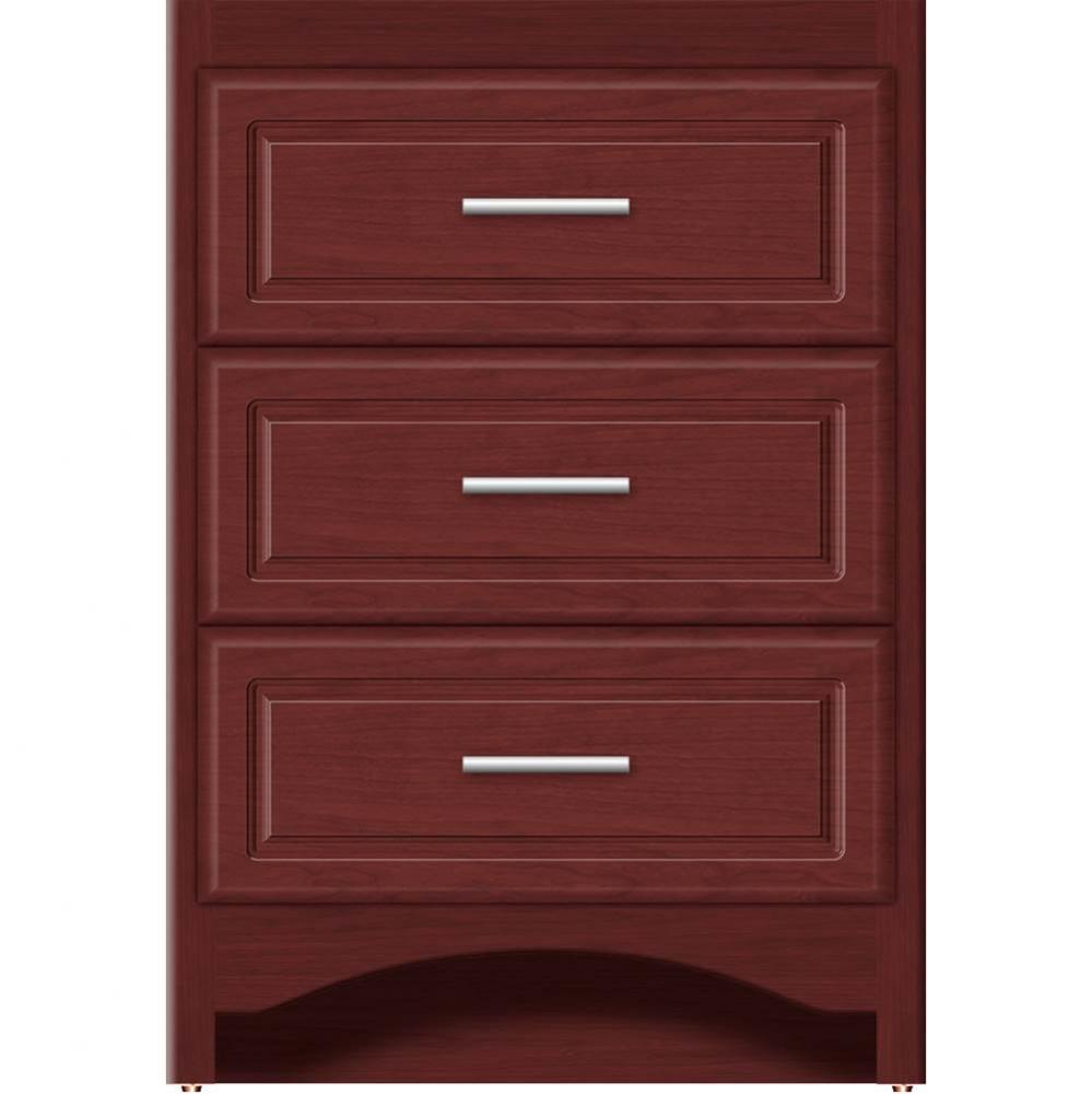 24 X 21 X 34.5 Ravenna Town Vanity Ultra Dk Cherry 3 Drw