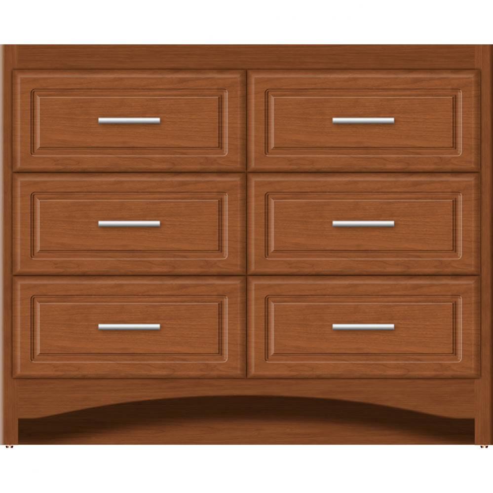 42 X 18 X 34.5 Ravenna Town Vanity Ultra Cinn Cherry 6 Drw