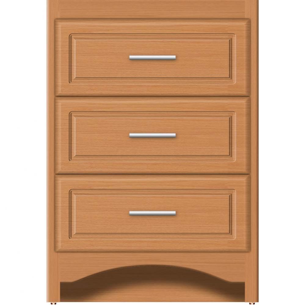 24 X 21 X 34.5 Ravenna Town Vanity Ultra Nat Oak 3 Drw