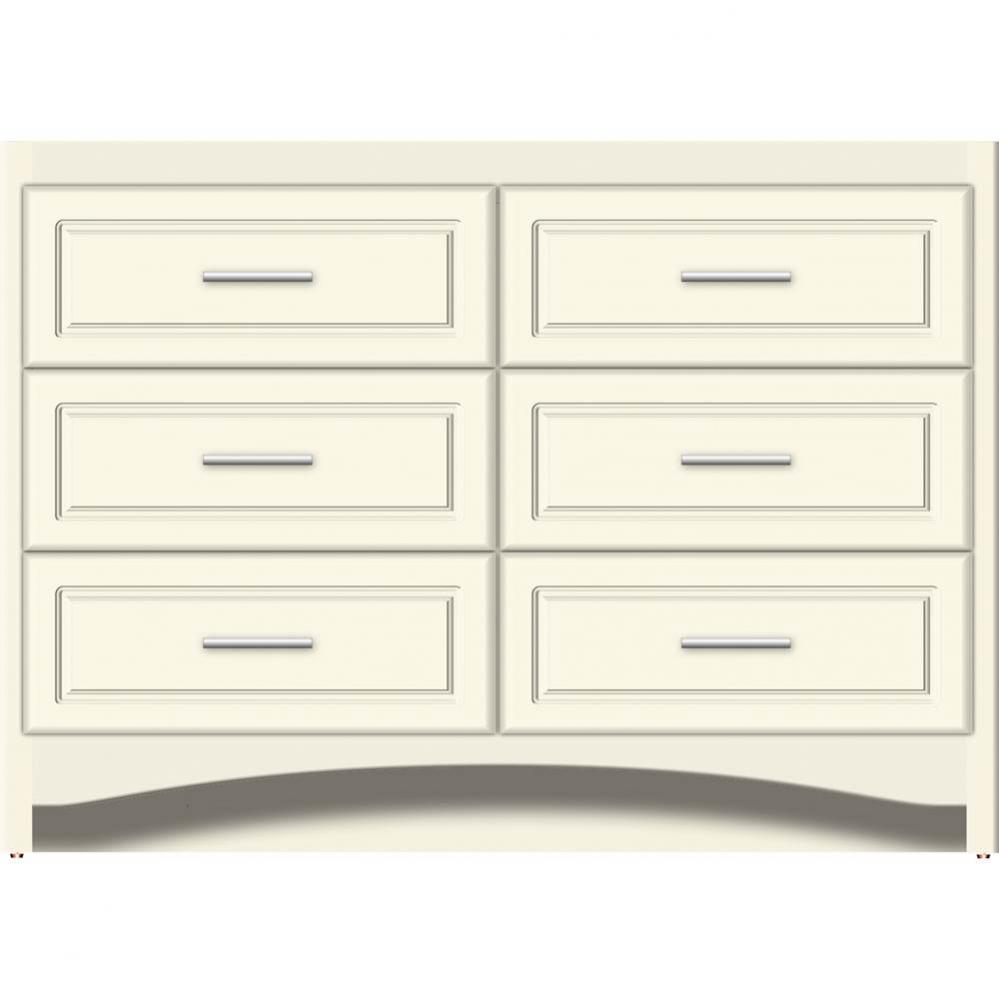 48 X 18 X 34.5 Ravenna Town Vanity Ultra Sat Biscuit 6 Drw