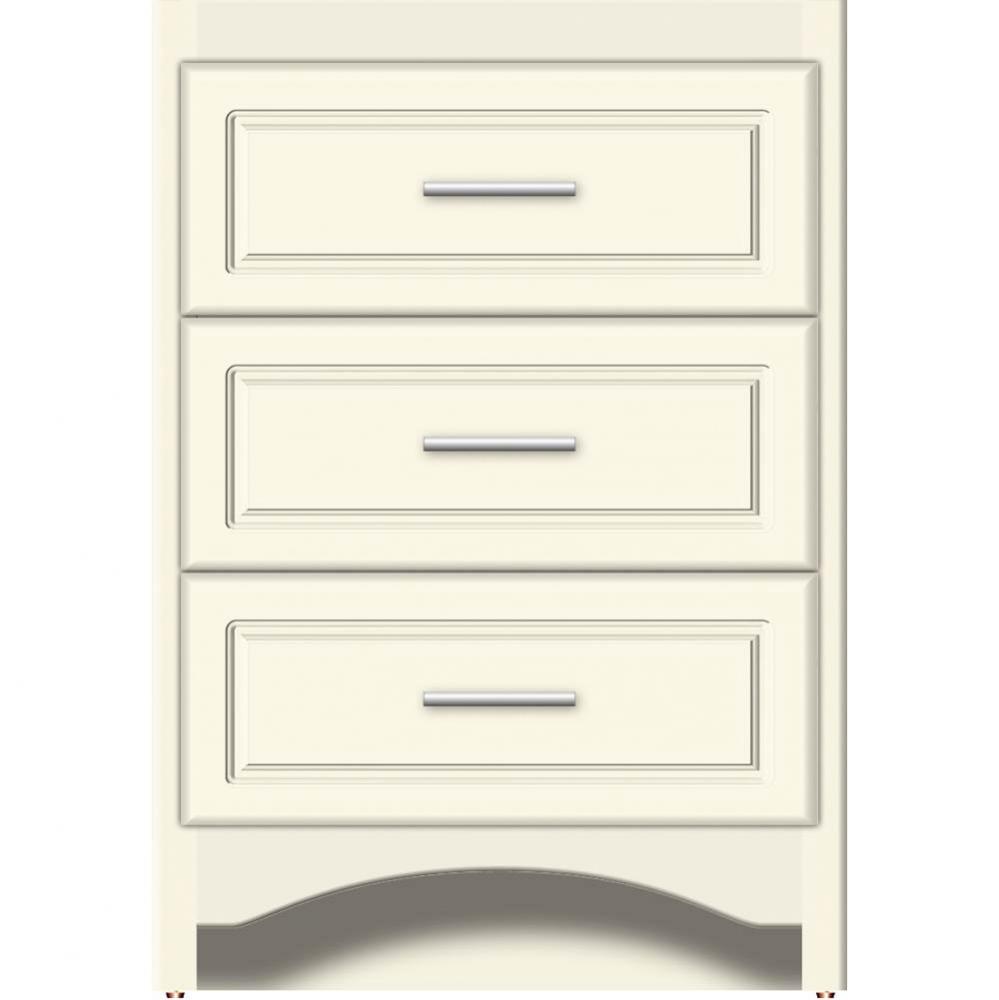 24 X 21 X 34.5 Ravenna Town Vanity Ultra Sat Biscuit 3 Drw