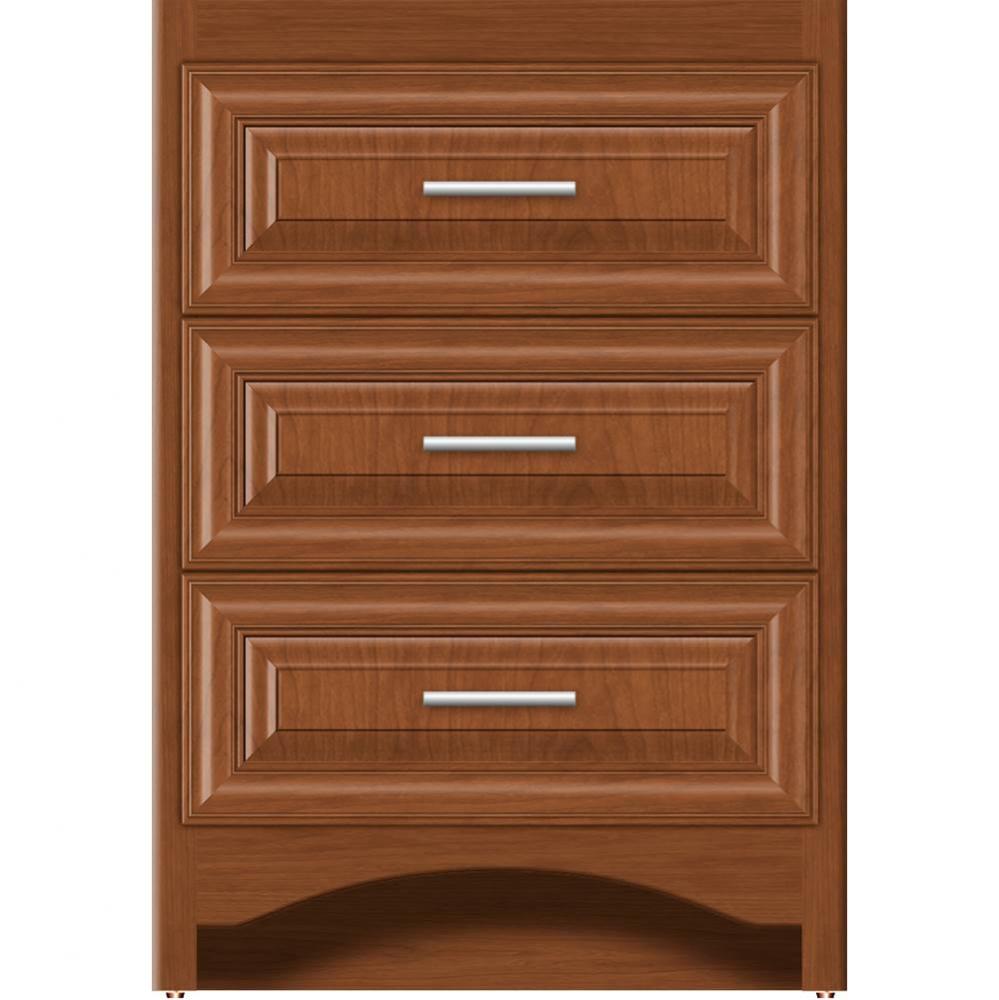 24 X 18 X 34.5 Ravenna Town Vanity Classic Miter Cinn Cherry 3 Drw