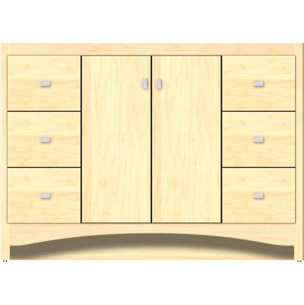 48 X 18 X 34.5 Ravenna View Vanity Slab Nat Maple Sb